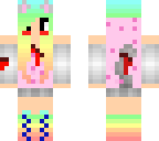 halloween bloody nyan cat girl
