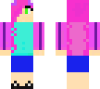my weird pink cat girl