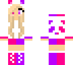 pink and purlpe panda