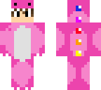 pink dinosaur boy