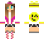 pink n yellow emoji tomboy