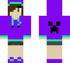 purple creeper hooded gurl