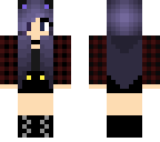purple goth girl