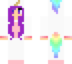 purple haired unicorn