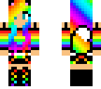 rainbow fox girl 