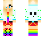 rainbow slime girl