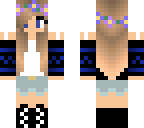 random blue girl