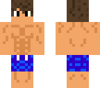 suiten in a bathing suit