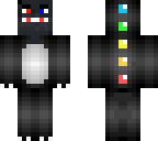 black rainbow dino