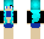 blue girl
