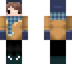 chibi boy with winter theme