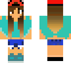 cute blue girl