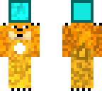 doge holding diamond block