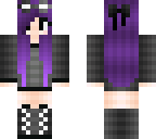 emo scene girl skin