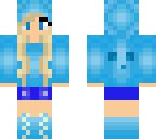 fixed blue slime girl