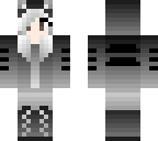 grey cat girl