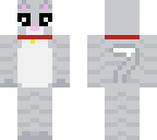 grey cat with collar