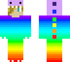 mat's rainbow dinosaur