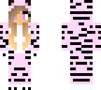 pink zebra girl