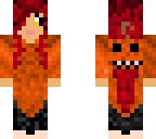pumpkin dressed up girl