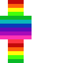 rainbow faced