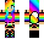 rainbow fox girl