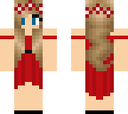 red dress