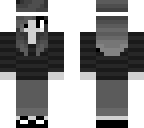 black and white