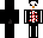 bloody skeleton penguin
