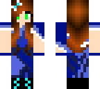 blue girl