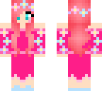 cute pink flower girl