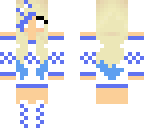 cyan herobrine girl updated