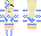 cyan herobrine girl updated fully
