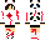 gory panda girl hoodie