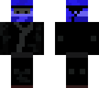 ninja with blue head