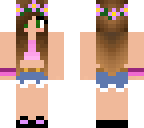 pink crop top girl skin