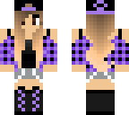 purple rebel girl