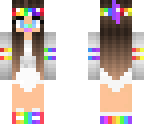baby rainbow bandana girl