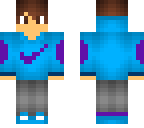 blue and purple teen