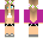 cute girl with flower crown
