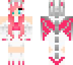 cute pink dragon girl