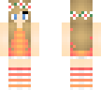 cute sunset girl