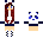 girl panda cute