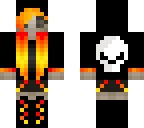 halloween fire skeleton