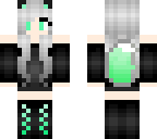 lime green emo wolf