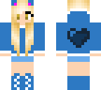 lovely blue girl 4
