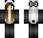 panda bow girl