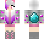 purple diamond girl