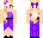 purple dress girl