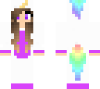 unicorn onesie girl  halloween skin or costume